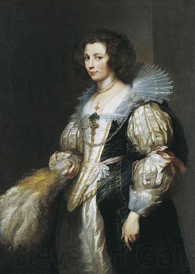 Anthony Van Dyck Portrat der Marie-Louise de Tassis Germany oil painting art
